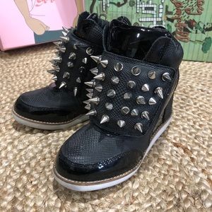 Jeffrey Campbell Teramo Spike 6.5 wedge sneaker